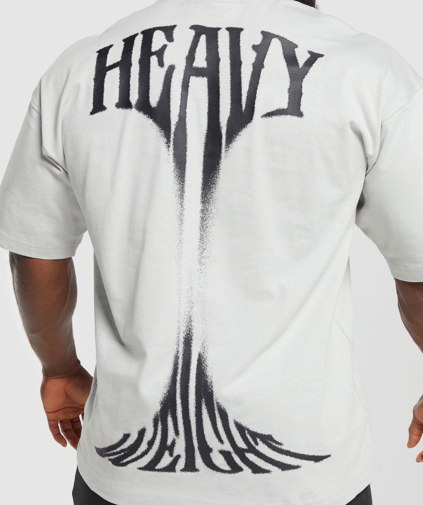 Gymshark Heavy Weight Graphic T-Shirt - Metal Grey