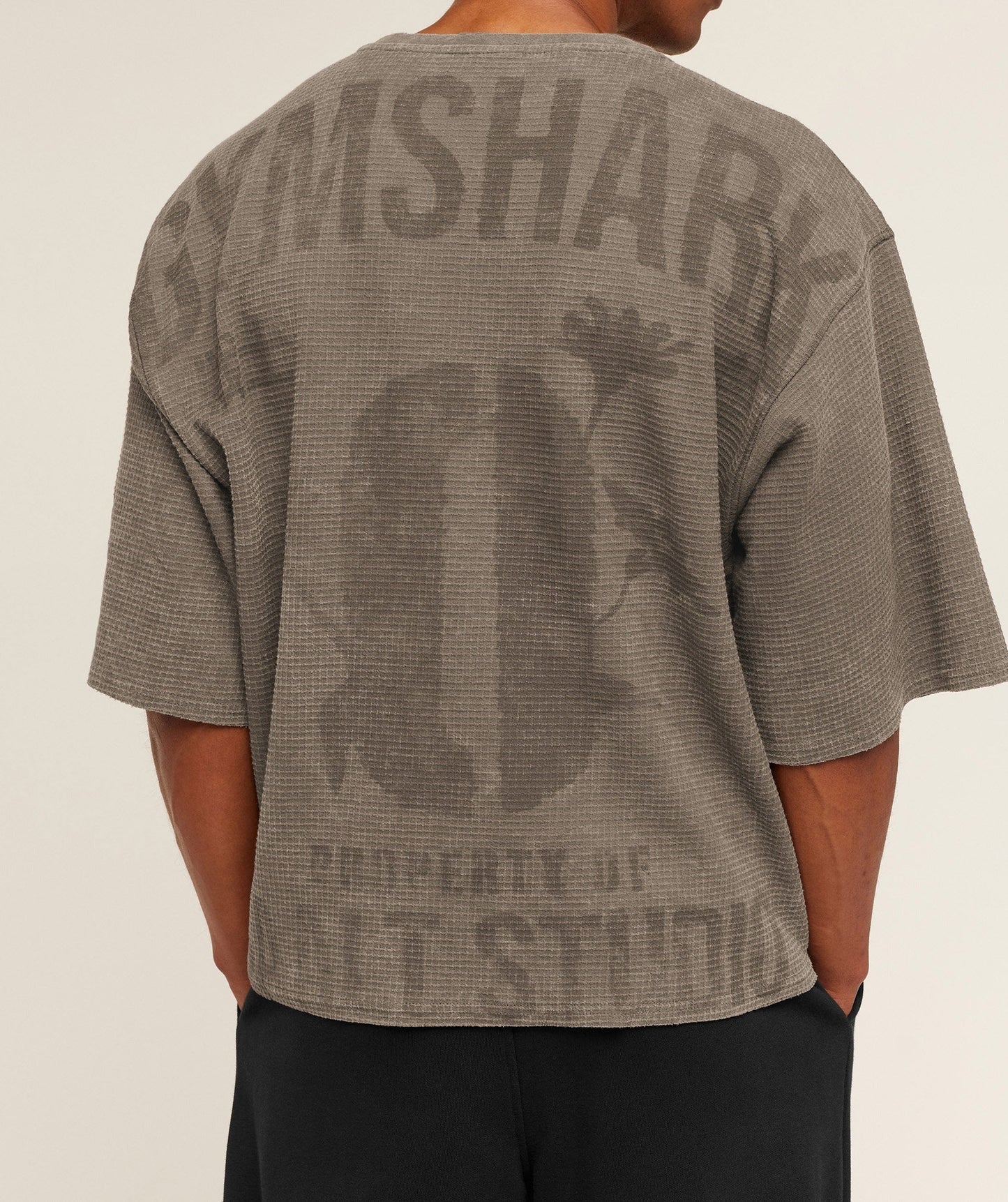 Gymshark x Saalt Studios Tee - Camo Brown