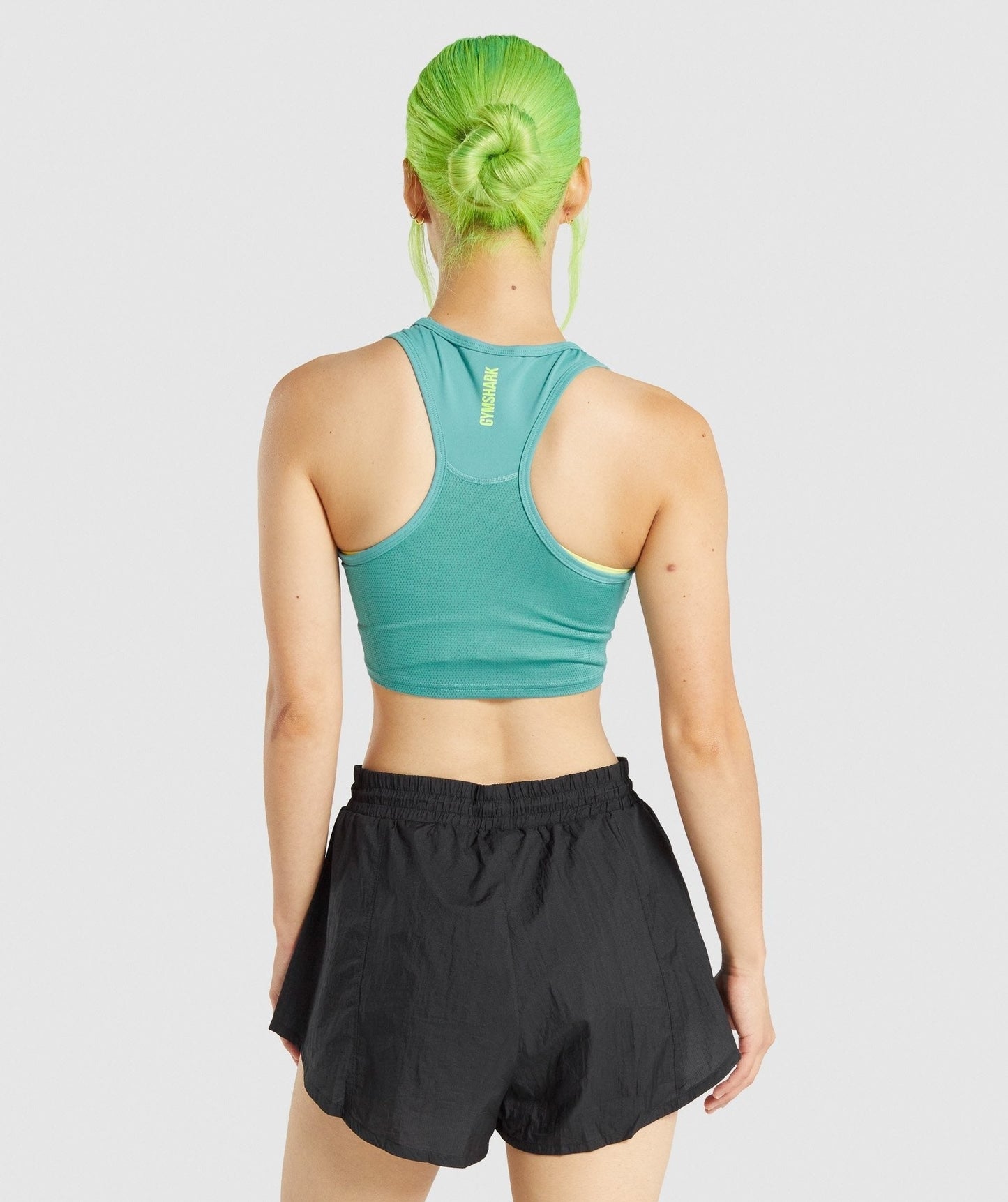 Gymshark Pulse Crop Tank - Teal