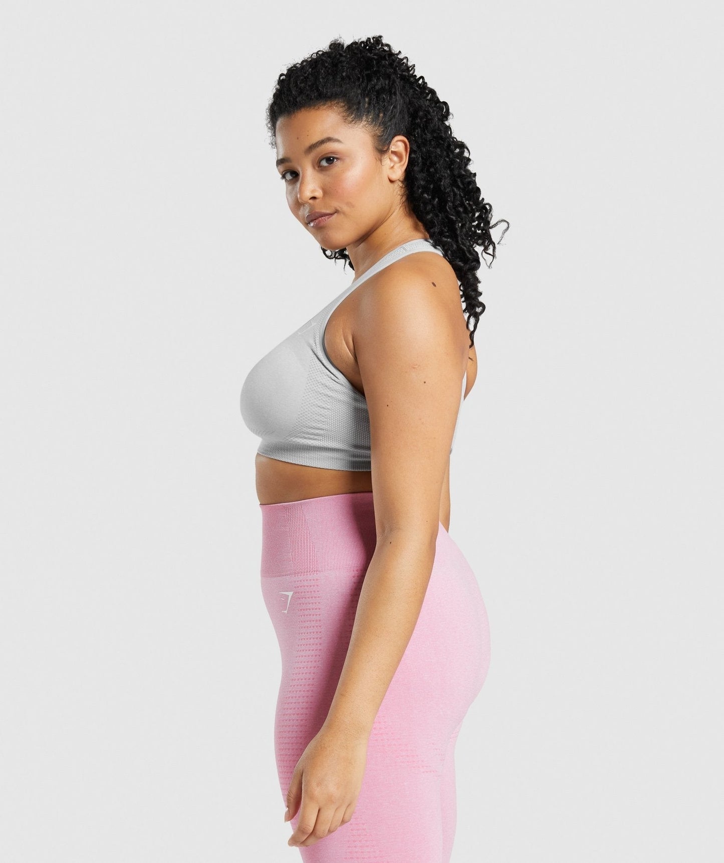 DNU - Gymshark Vital Seamless 2.0 Sports Bra - Light Grey Marl