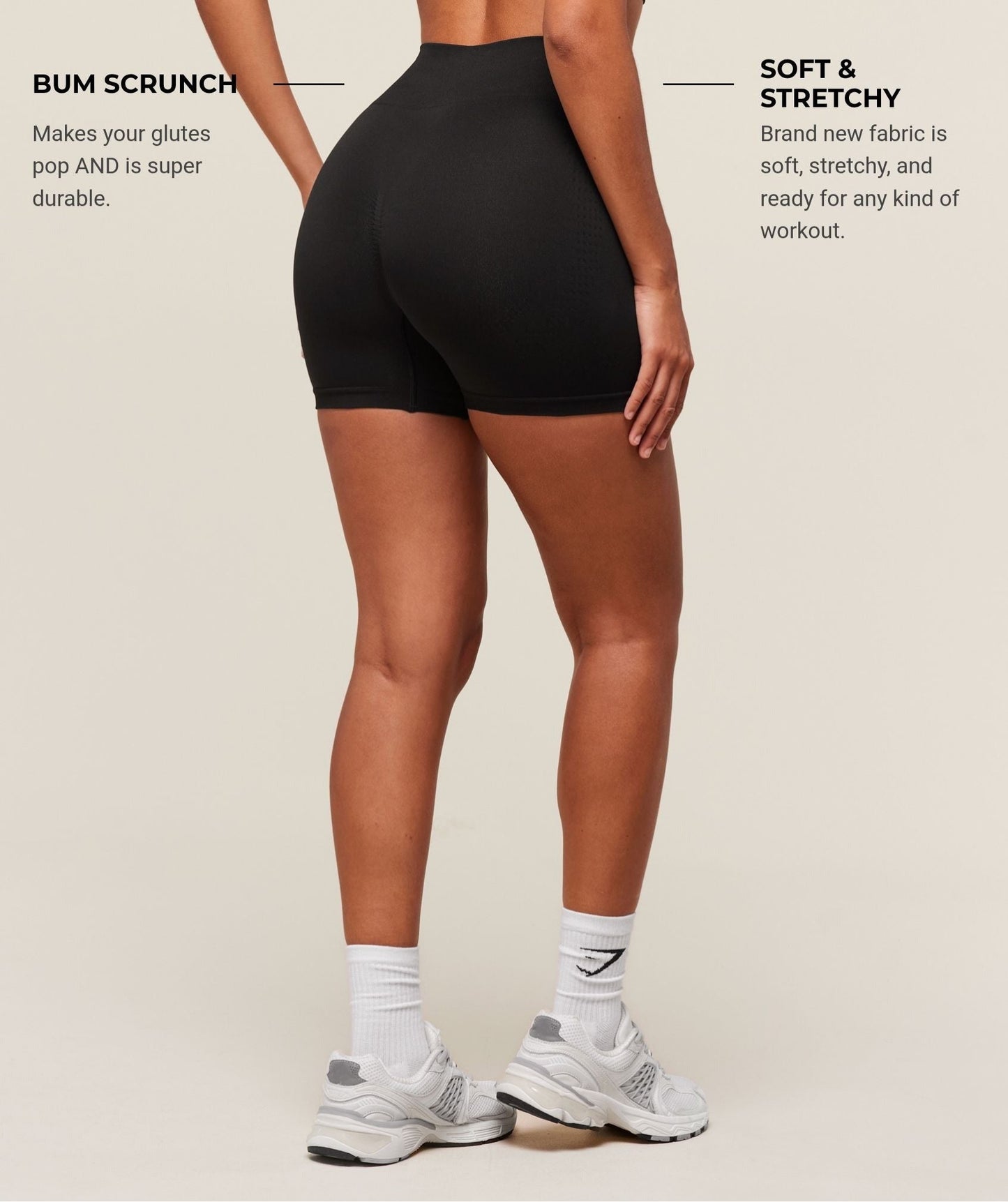 Gymshark Vital Soft Shorts - Black