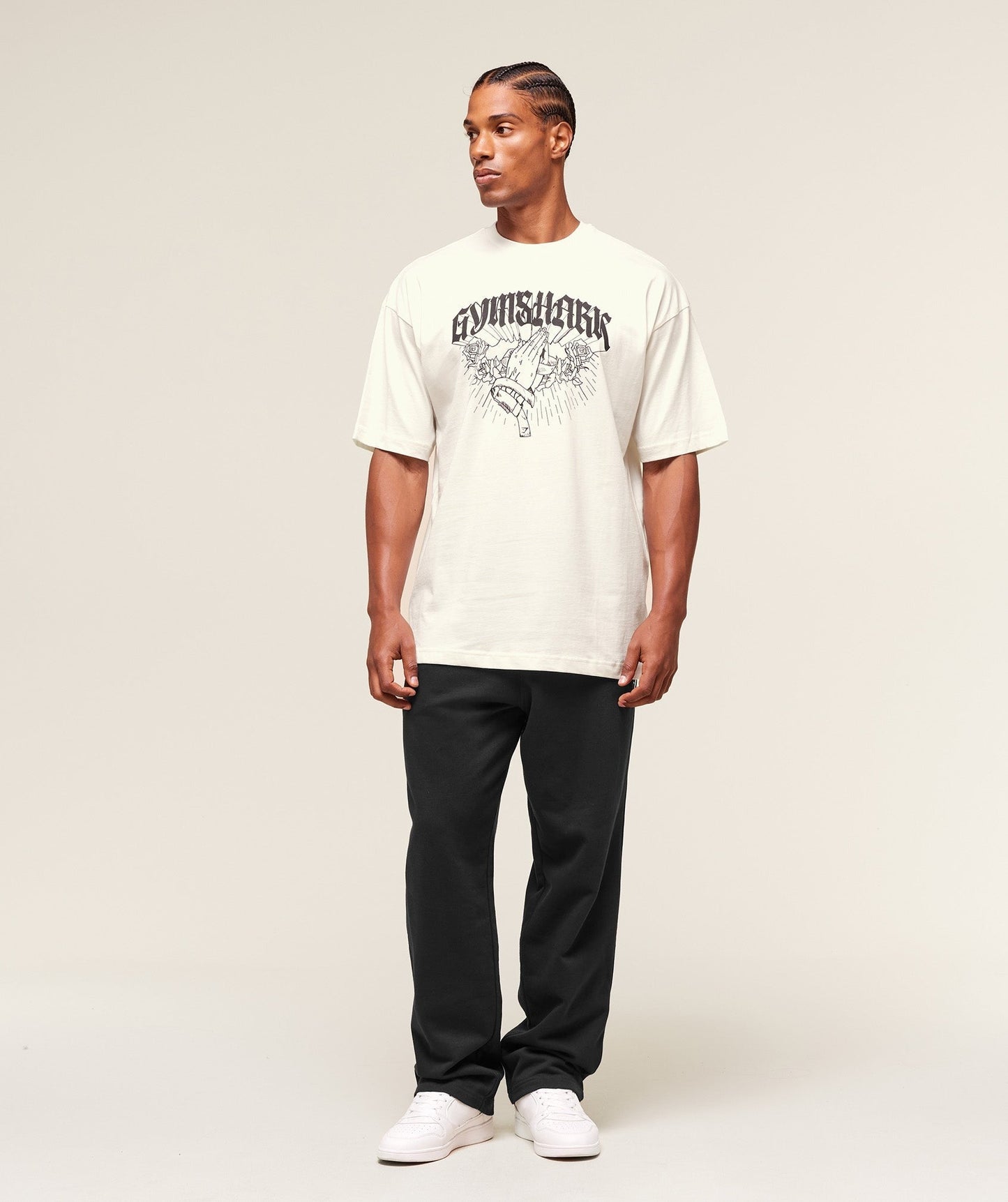 Gymshark Hispanic Heritage T-Shirt - Soft White