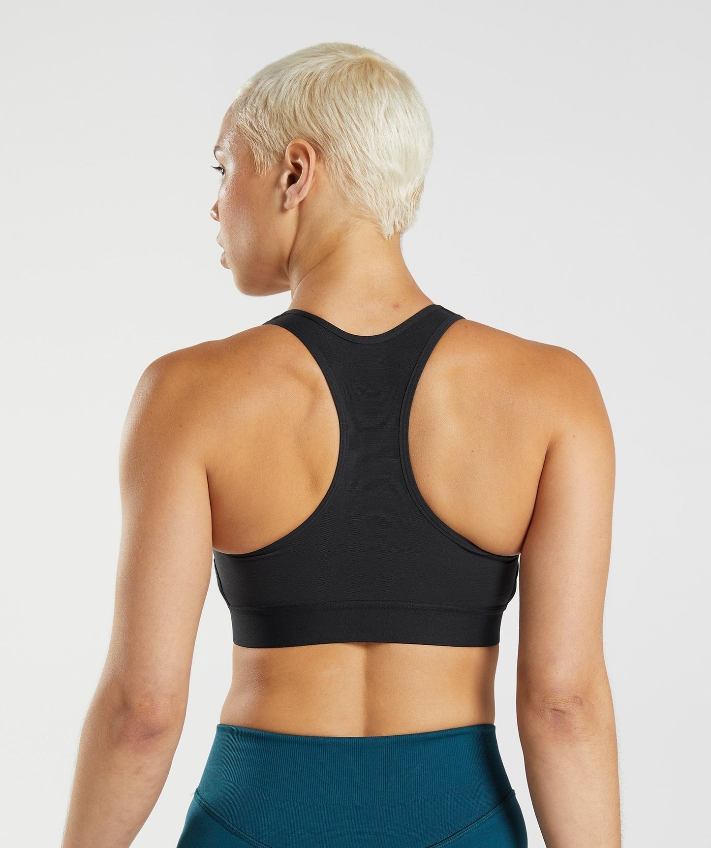 Gymshark Racerback High Support Sports Bra, B/C-E/F - Black