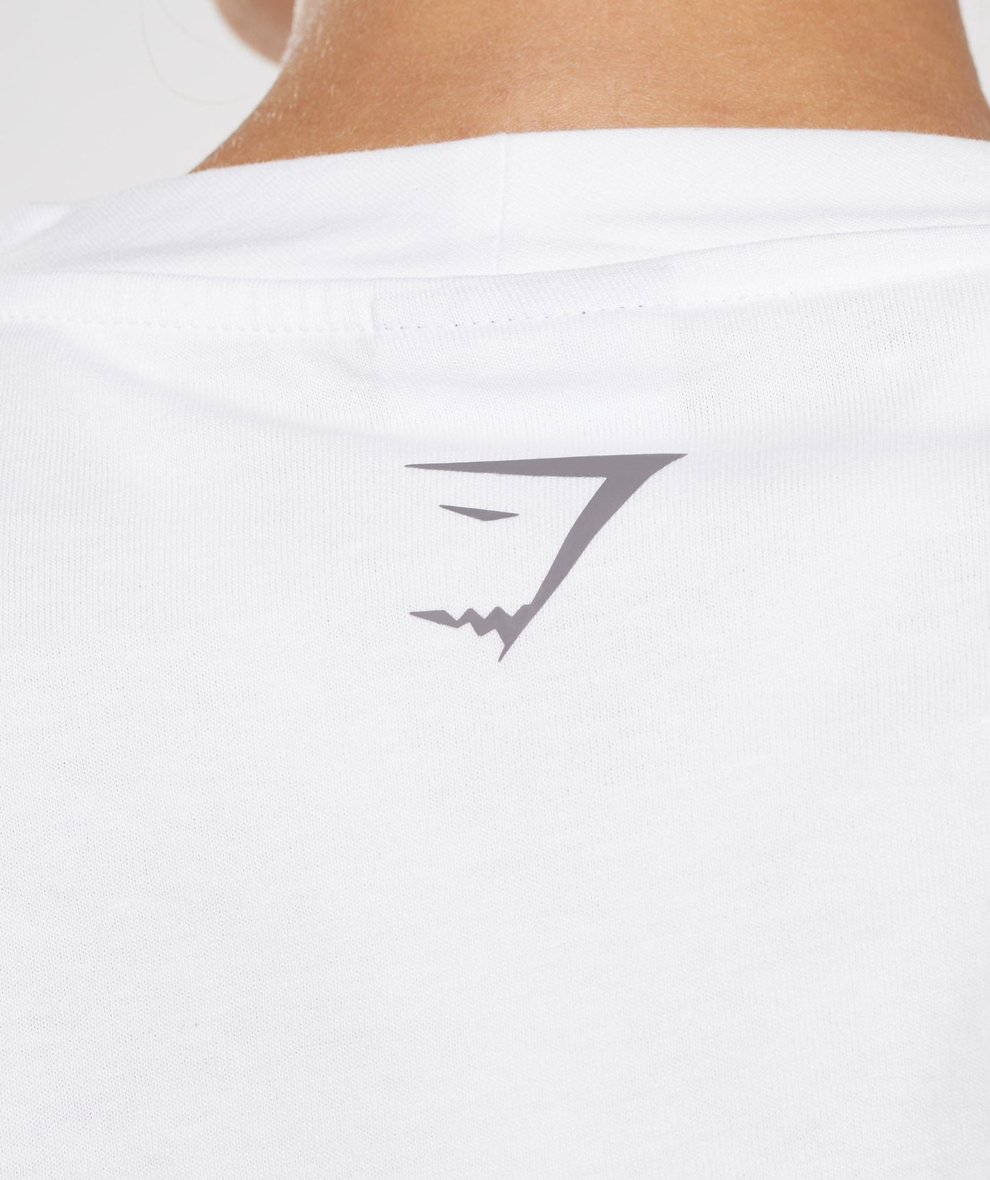 Gymshark Collegiate Midi Top - White