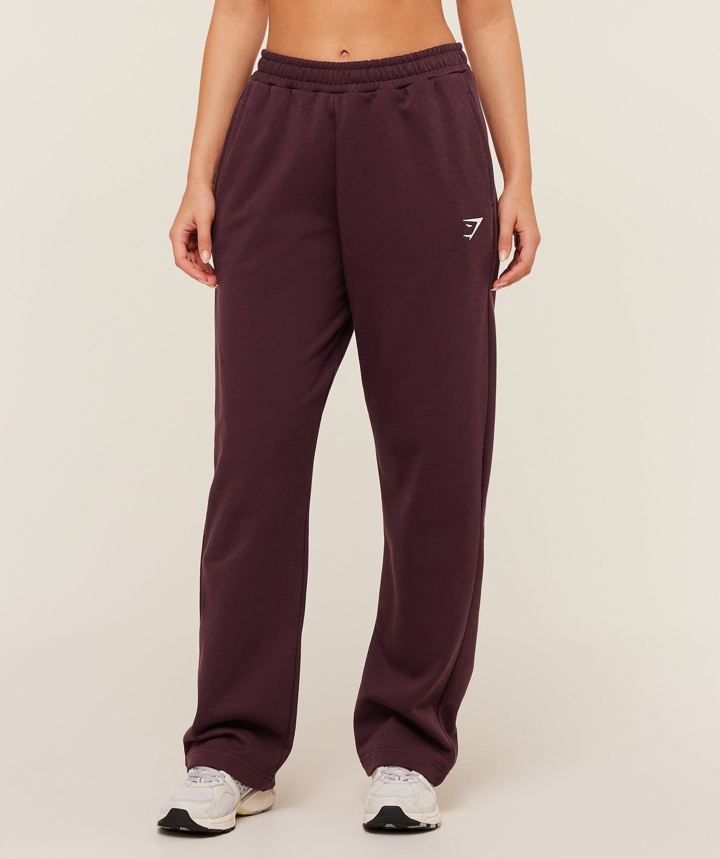 Gymshark Training Fleece Straight Leg Regular Joggers - GS Cherry Purple