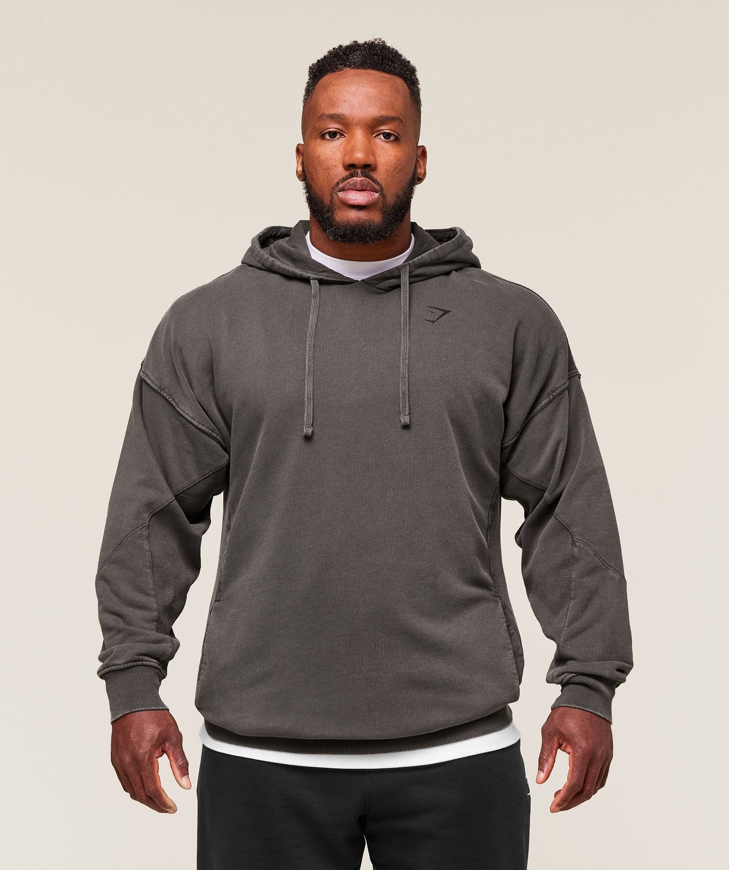 Gymshark Power Washed Hoodie - Grey