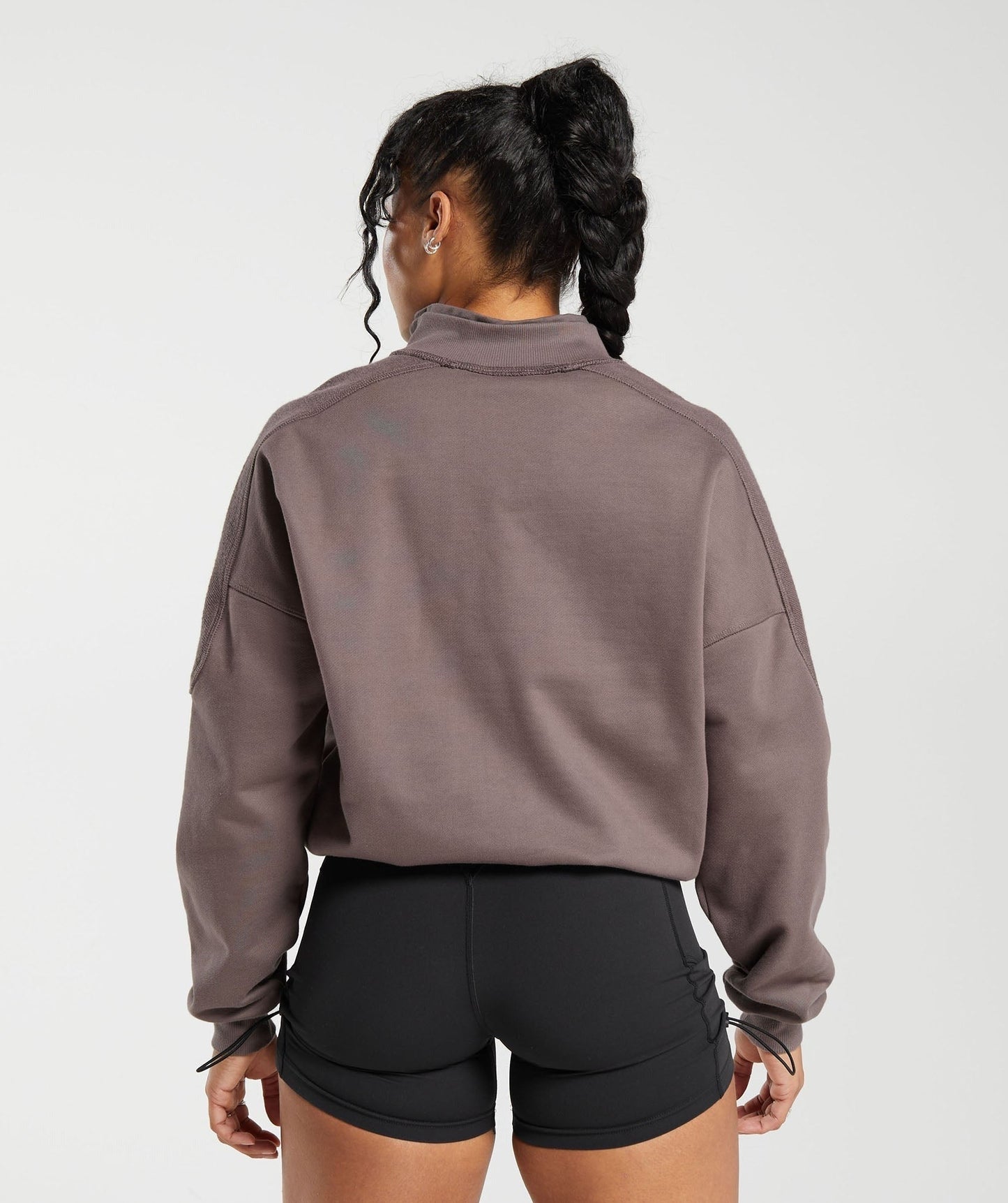 Gymshark Legacy Oversized Sweatshirt - Walnut Mauve