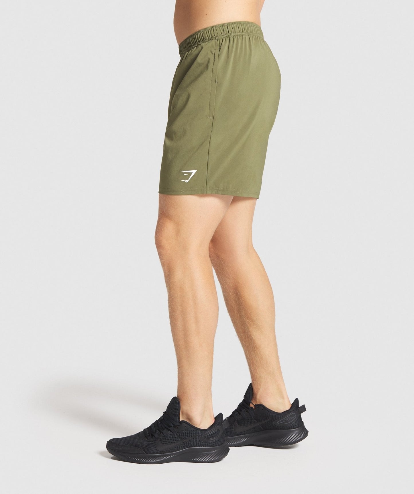 Gymshark Arrival Zip Pocket Shorts - Dark Green