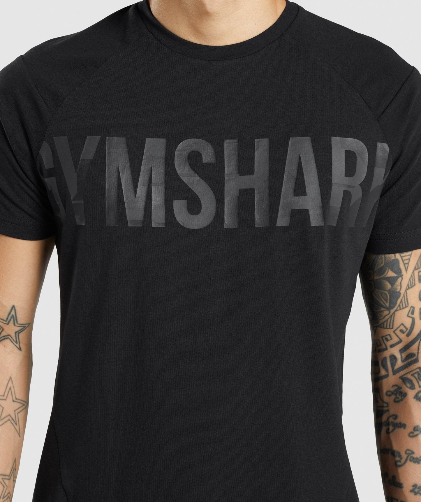 Gymshark Bold T-Shirt - Black/Black