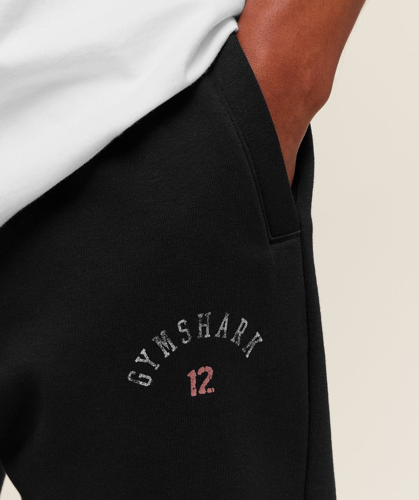 Gymshark 12 Graphic Joggers - GS Black
