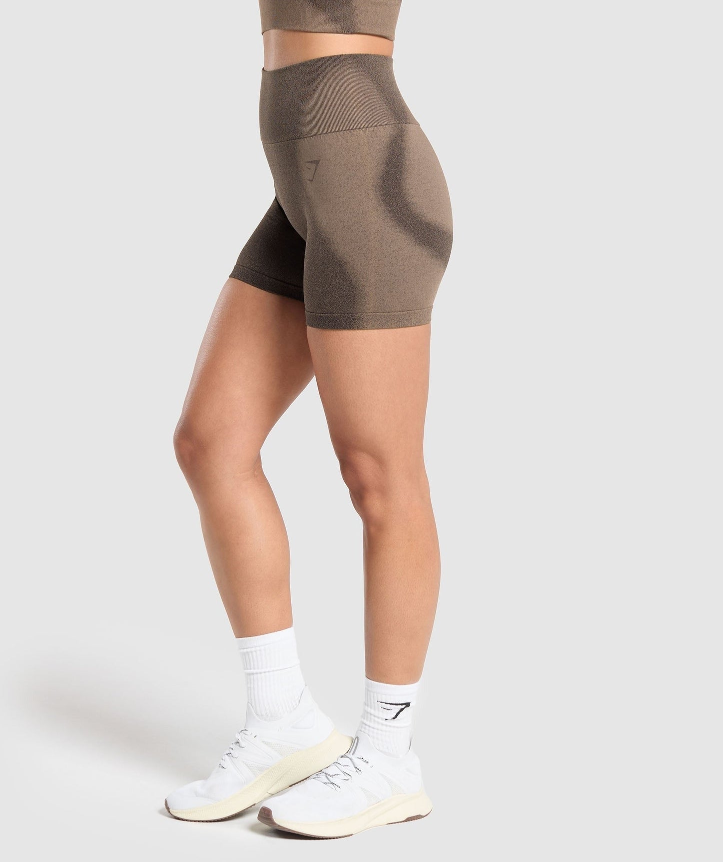 Gymshark Blur Seamless Shorts - Archive Brown/Soul Brown