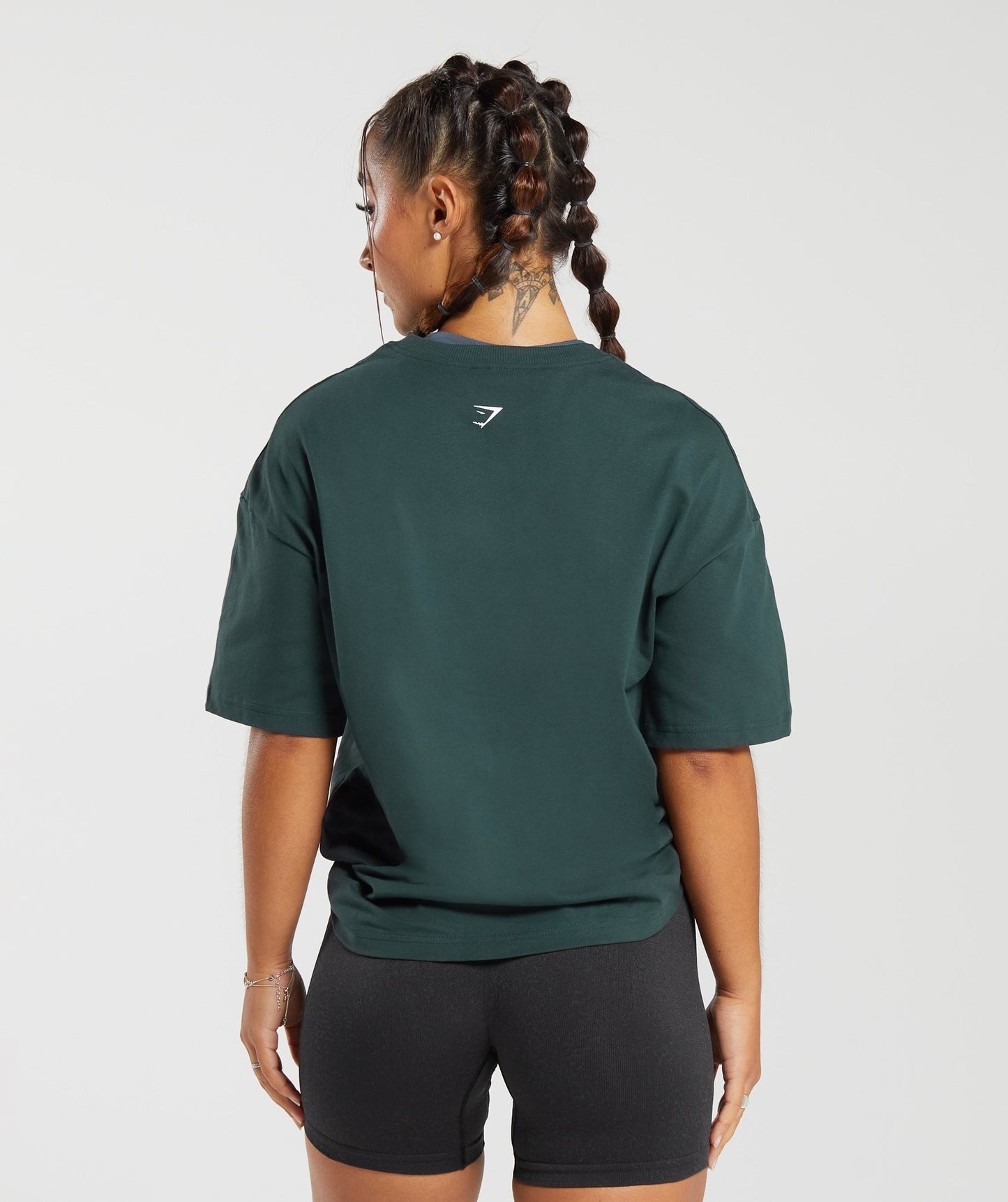 Gymshark Motorcross Oversized T-Shirt - Darkest Teal