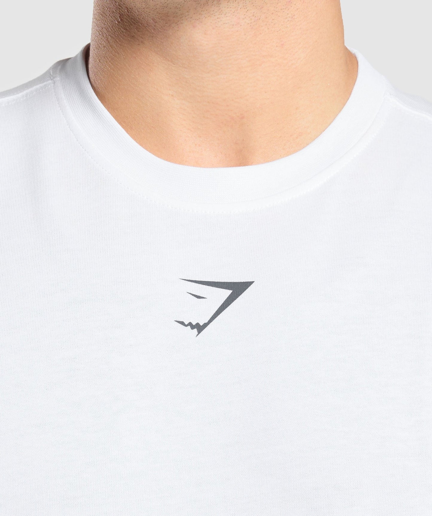 Gymshark Lifting Club T-Shirt - White/Pitch Grey