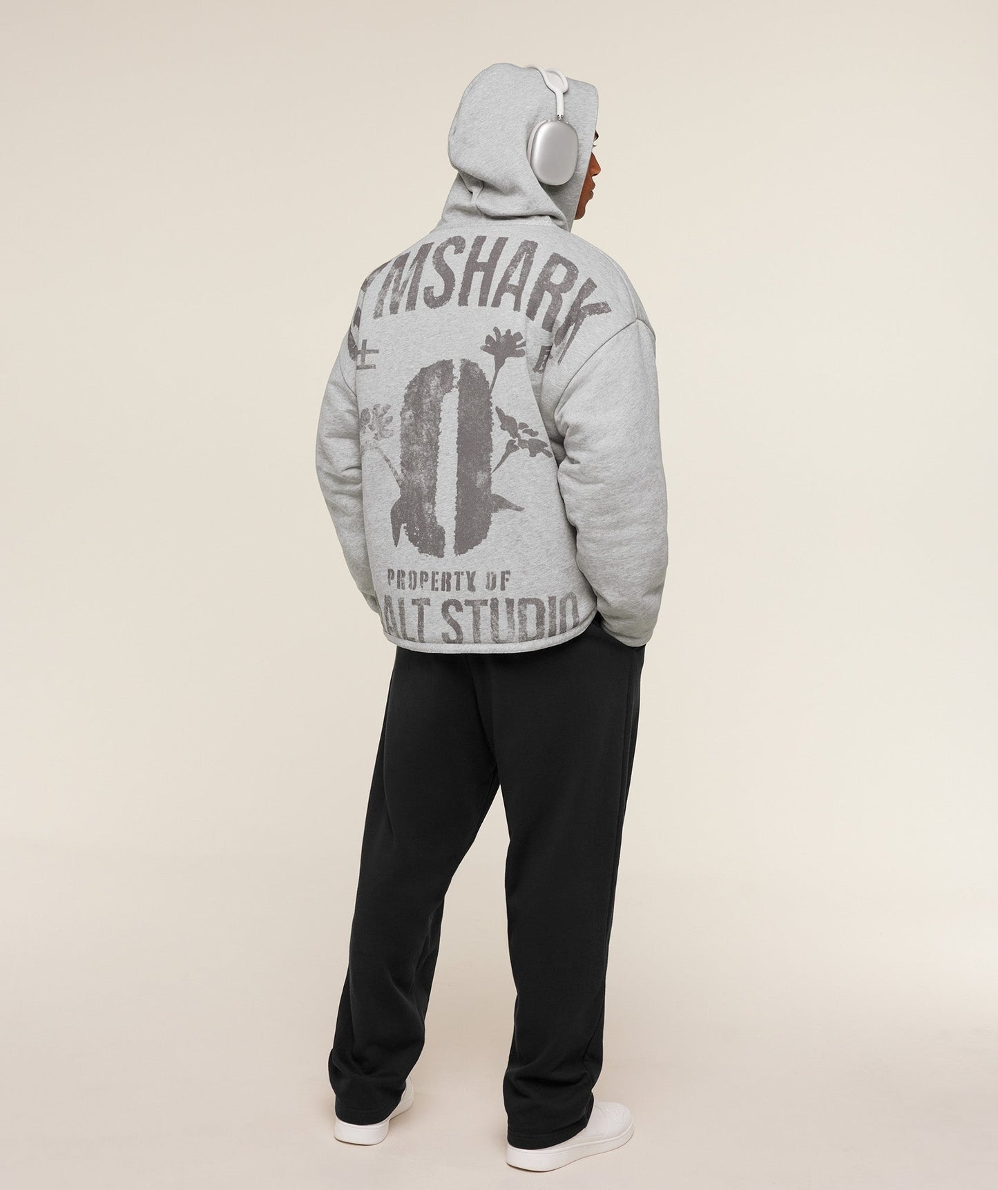 Gymshark x Saalt Studios Jacket - GS Utility Green/GUILLE Core Grey Marl