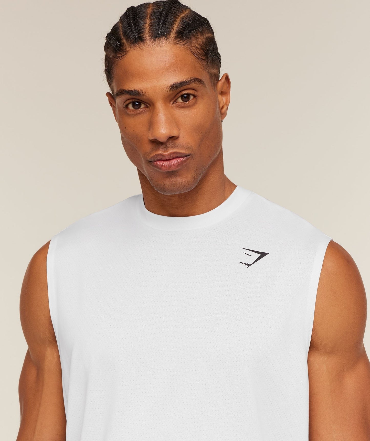 Gymshark Arrival Oversized Tank - White