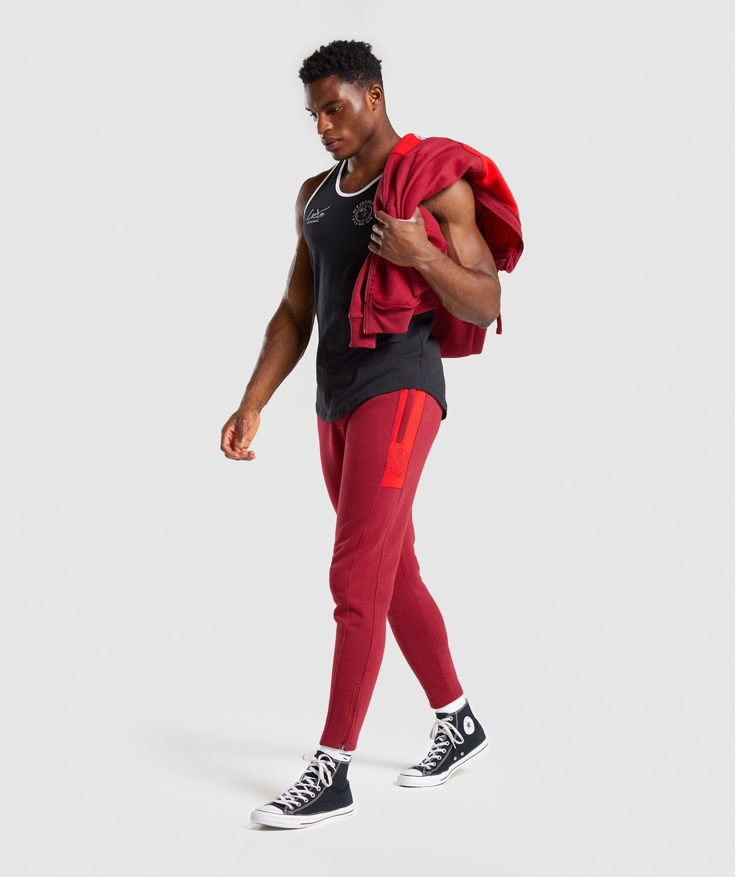 Gymshark Luxe Legacy Joggers - Burgundy