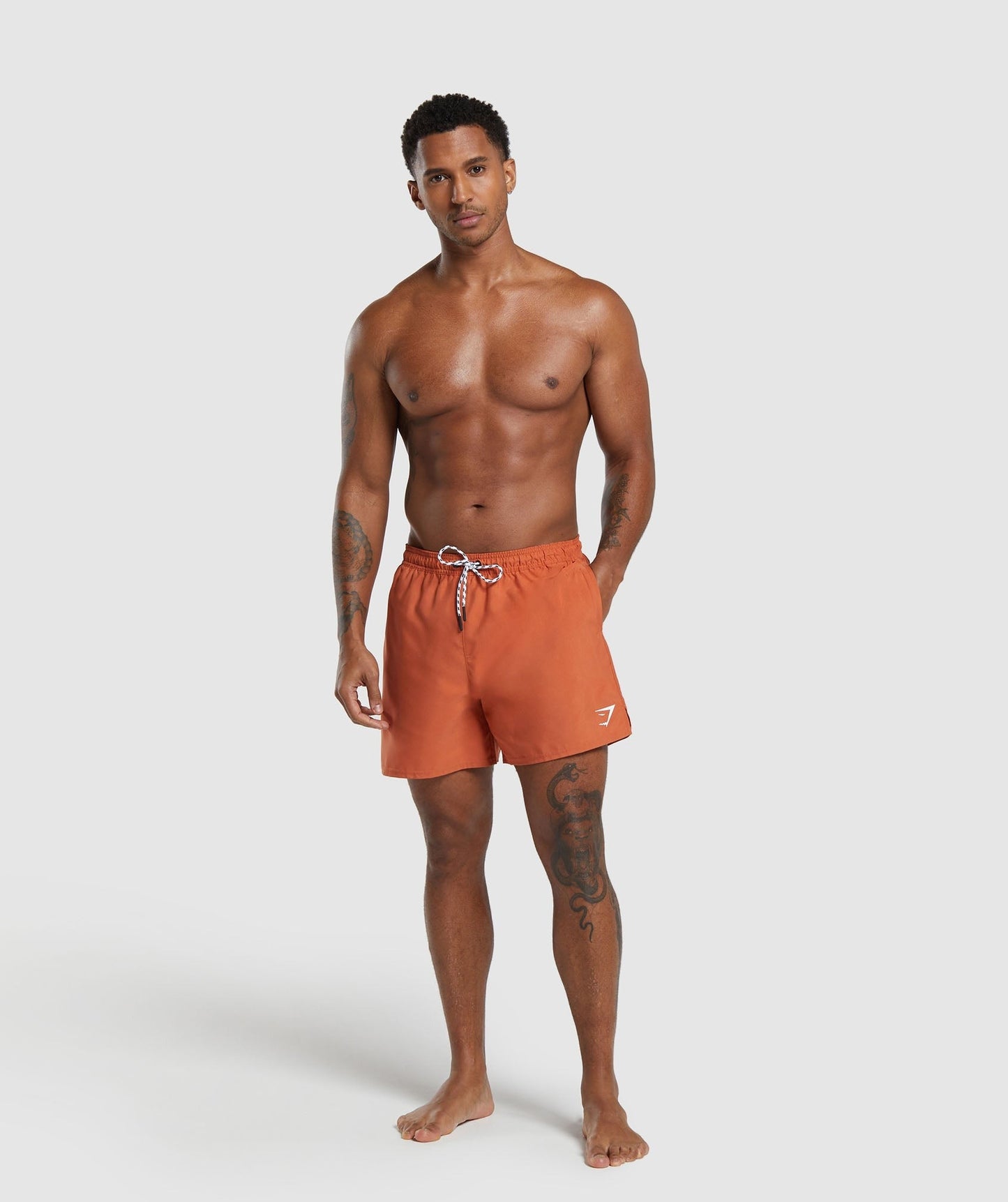 Gymshark 5" Swim Shorts - Muted Orange
