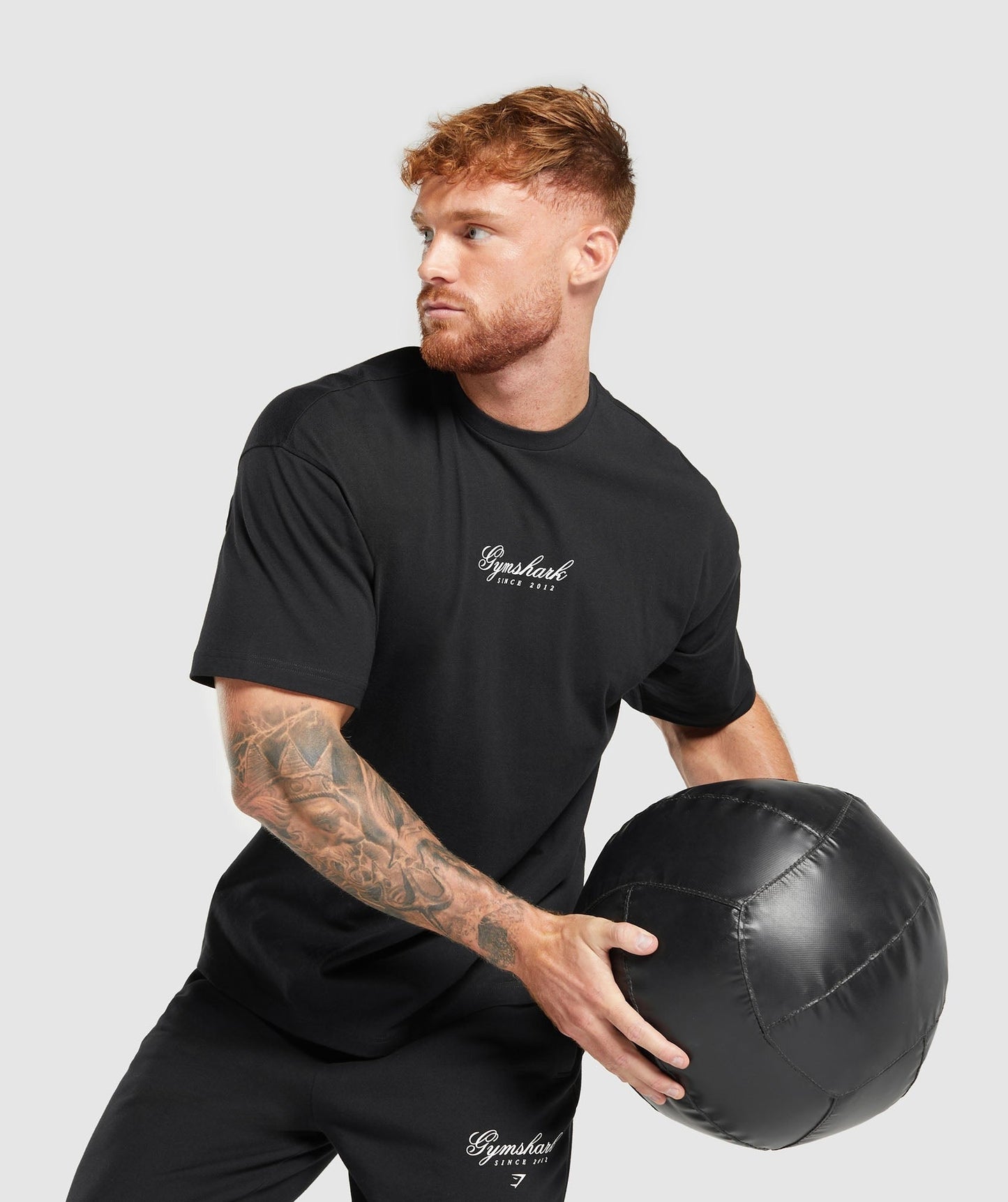 Gymshark Athletic Department T-Shirt - Black