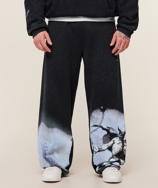 Gymshark Power x Frazetta Graphic Joggers - Black