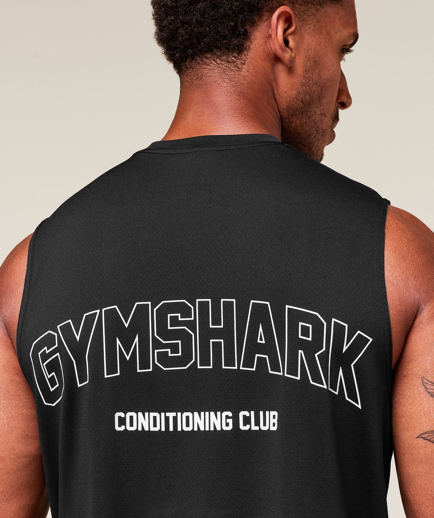 Gymshark Hybrid Athlete Cut Off Tank - Black