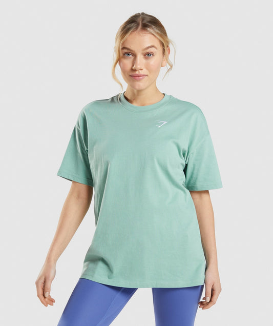 Gymshark Training Oversized T-Shirt - Maya Blue