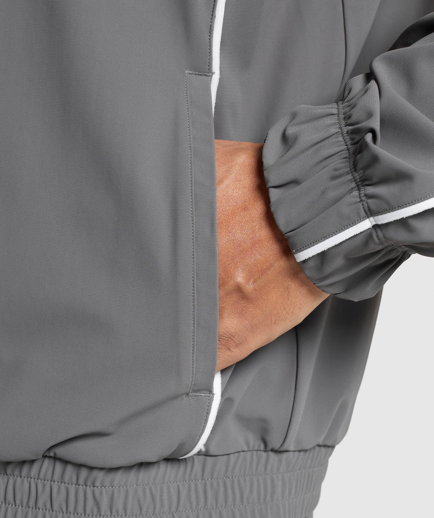 Gymshark Contrast Track Top - Pitch Grey