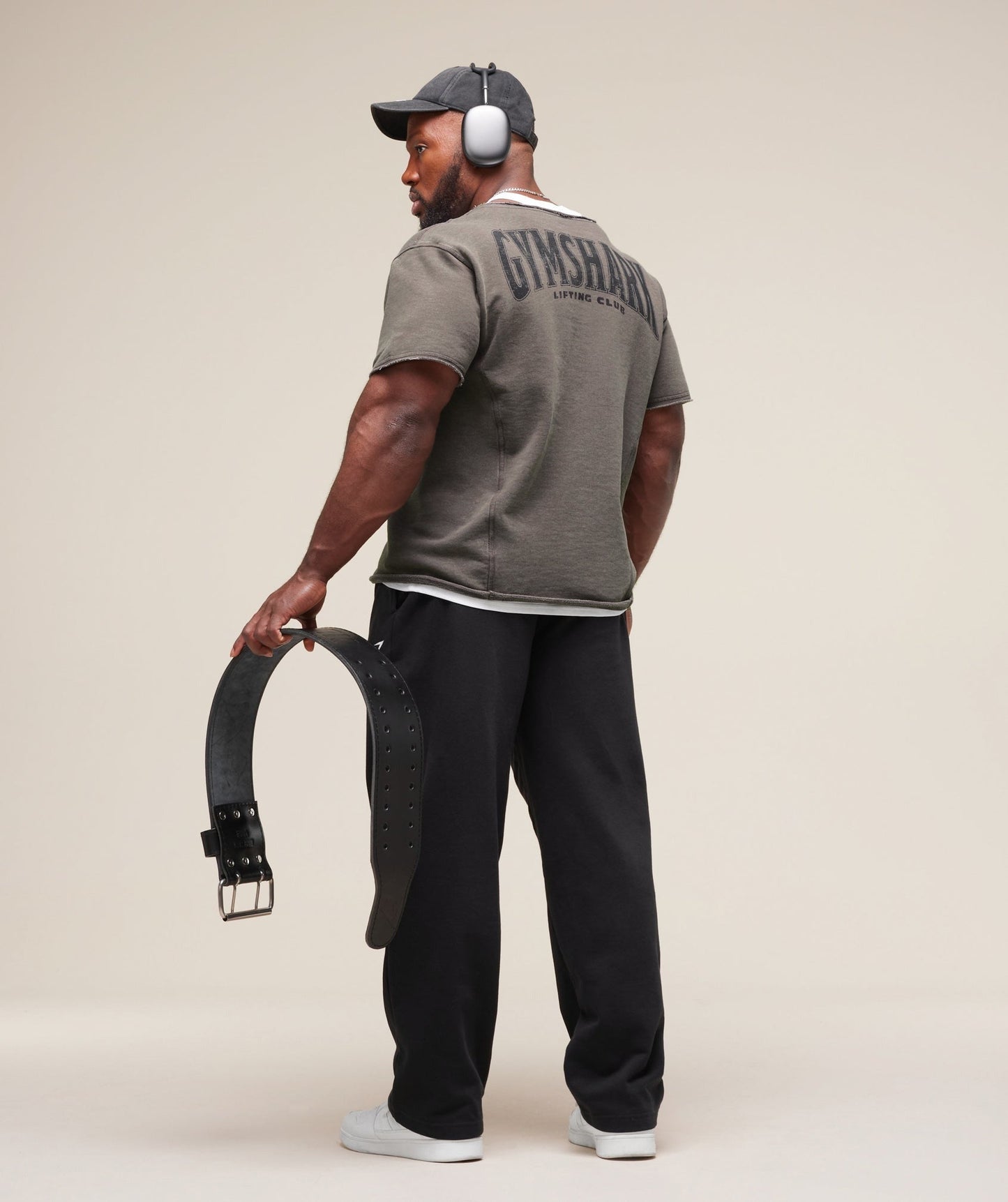 Gymshark Heritage Washed Rag Top - Onyx Grey