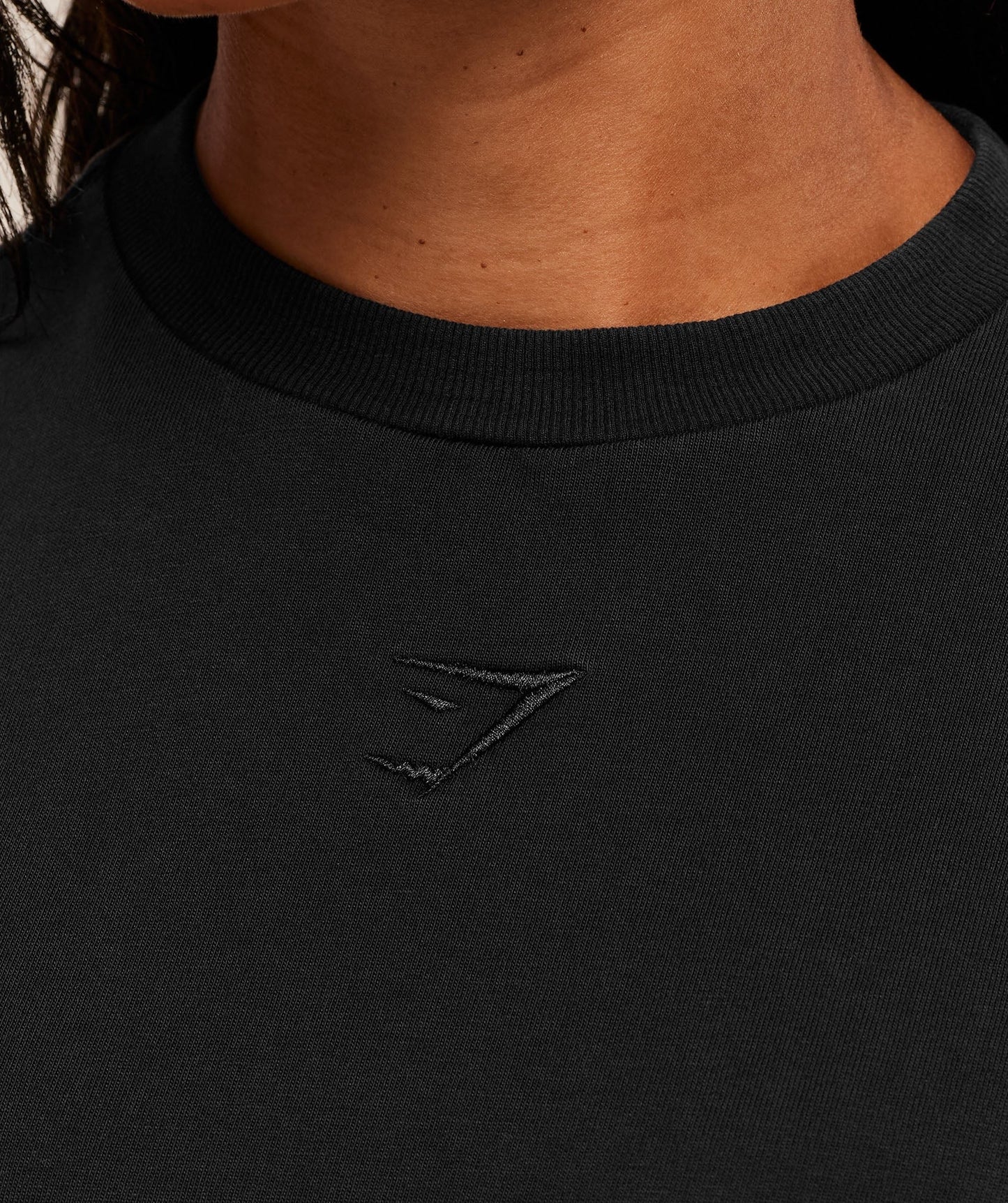Gymshark Power Washed Oversized T-Shirt - Black/Acid Wash