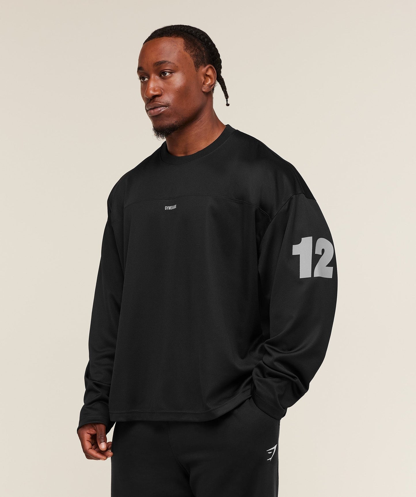Gymshark Hockey Jersey - Black