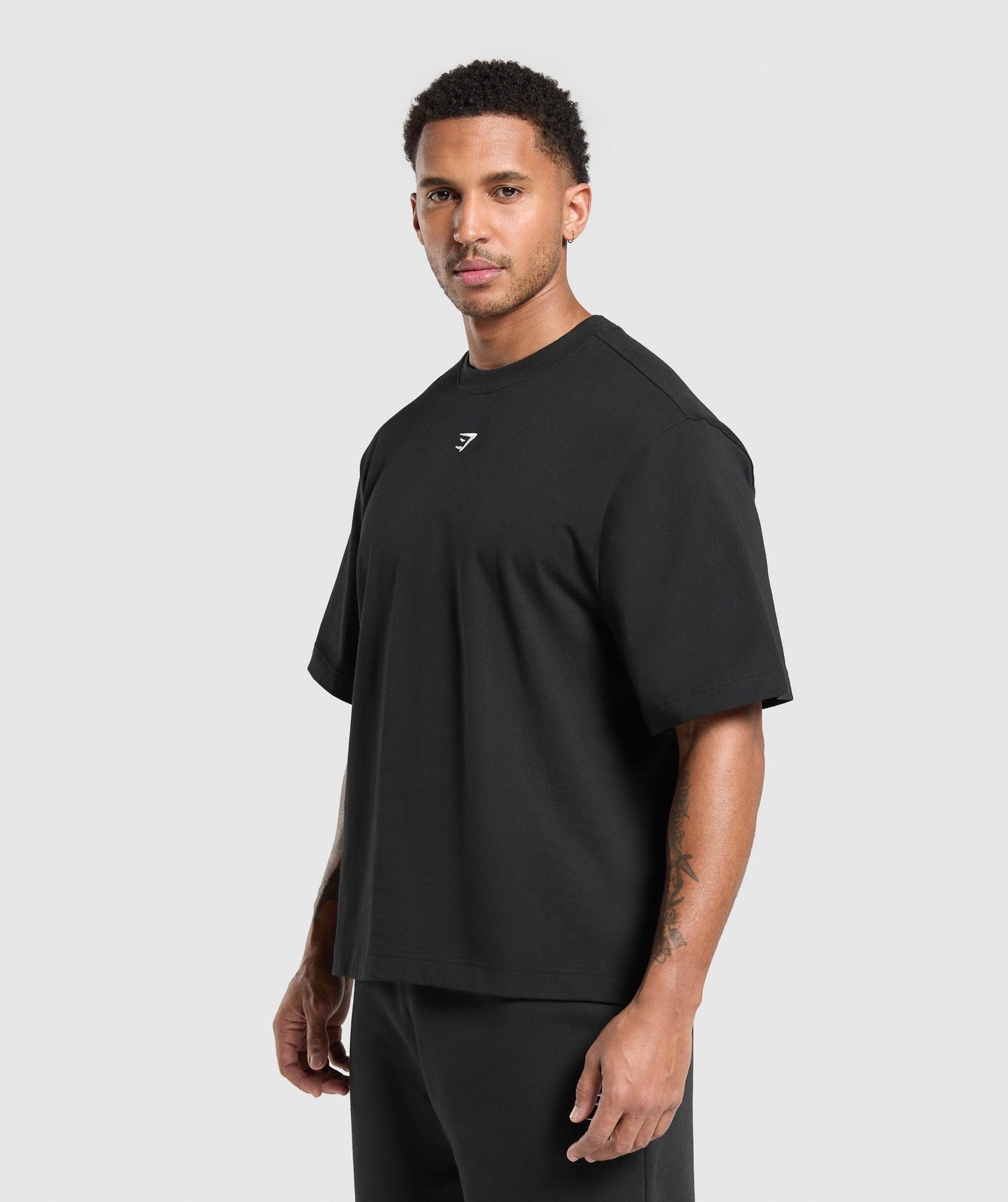 Gymshark Rest Day Essentials Boxy T-Shirt - Black