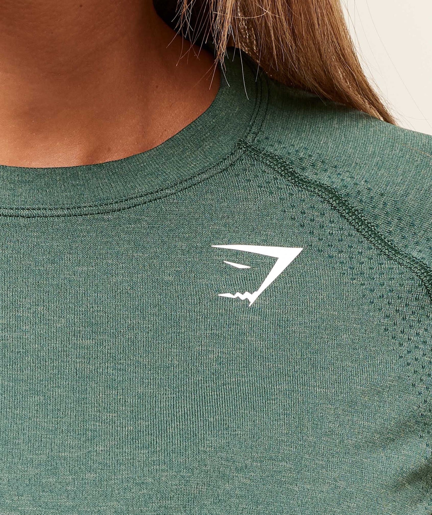 Gymshark Vital Seamless 2.0 Light T-Shirt - Obsidian Green Marl