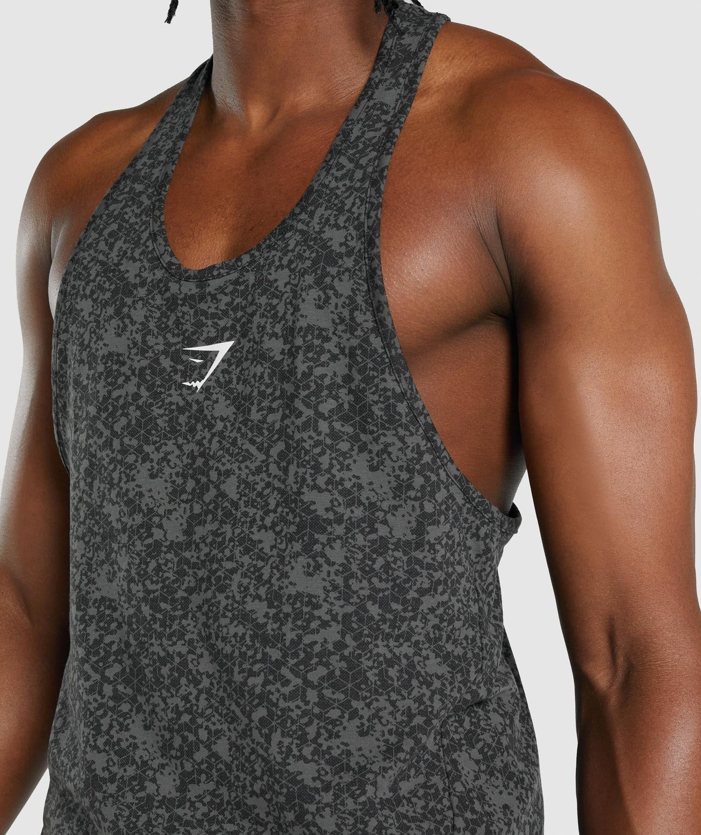 Gymshark Critical 2.0 Stringer - Charcoal Print