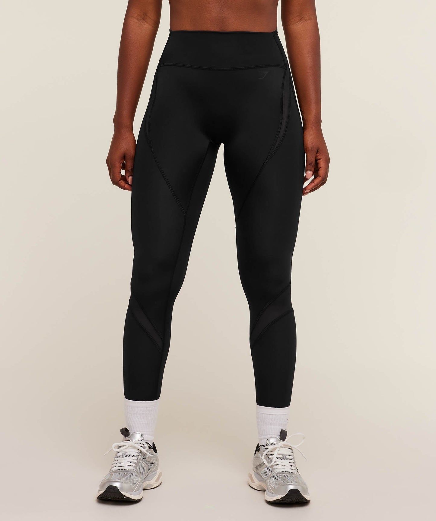 Gymshark Mesh Panel Leggings - GS Black