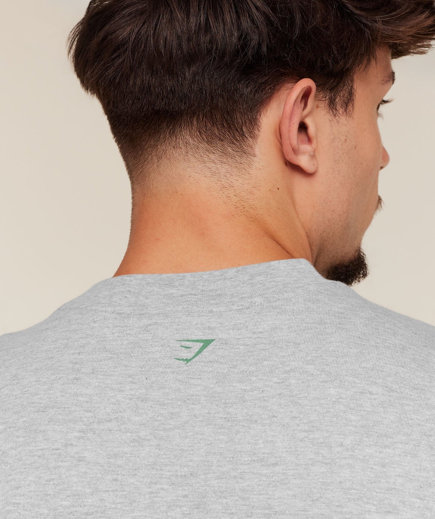 Gymshark Training Graphic T-Shirt - Light Grey Core Marl