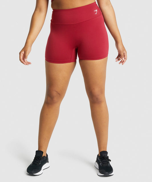 Gymshark Training Shorts - Burgundy