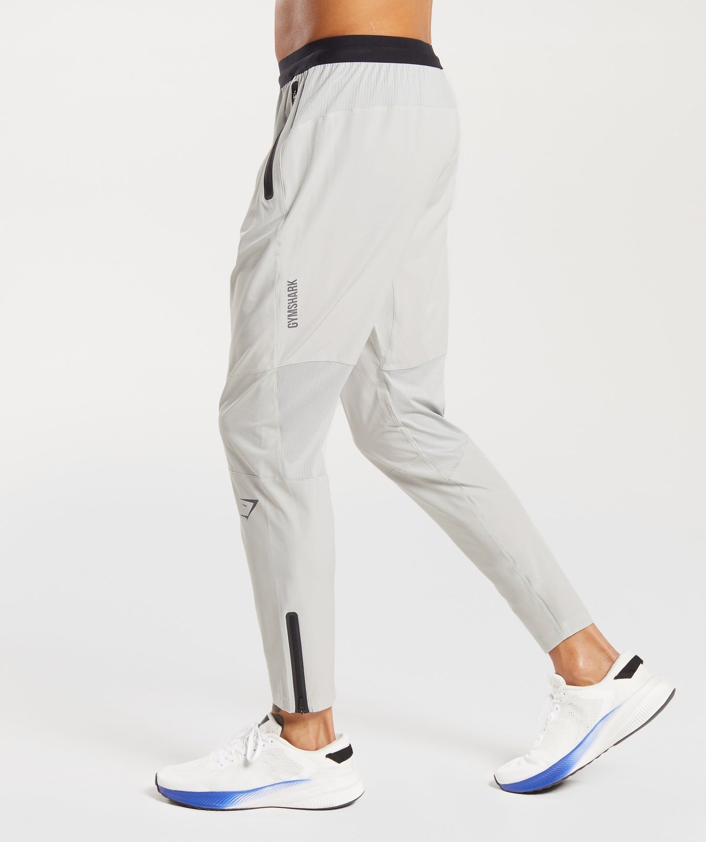 Gymshark Hybrid Woven Joggers - Light Grey