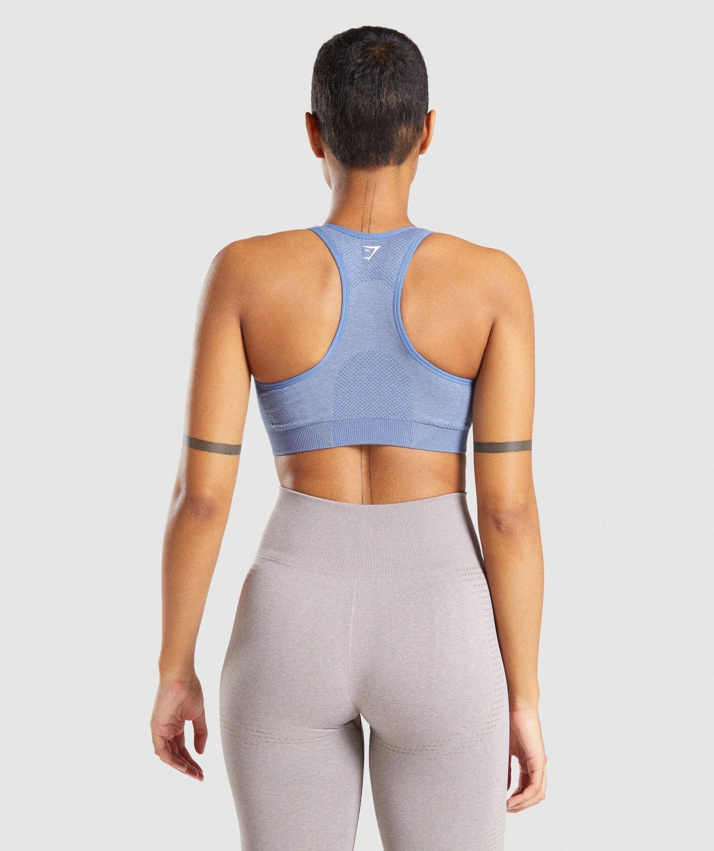 DNU - Gymshark Vital Seamless 2.0 Sports Bra - Blue Marl
