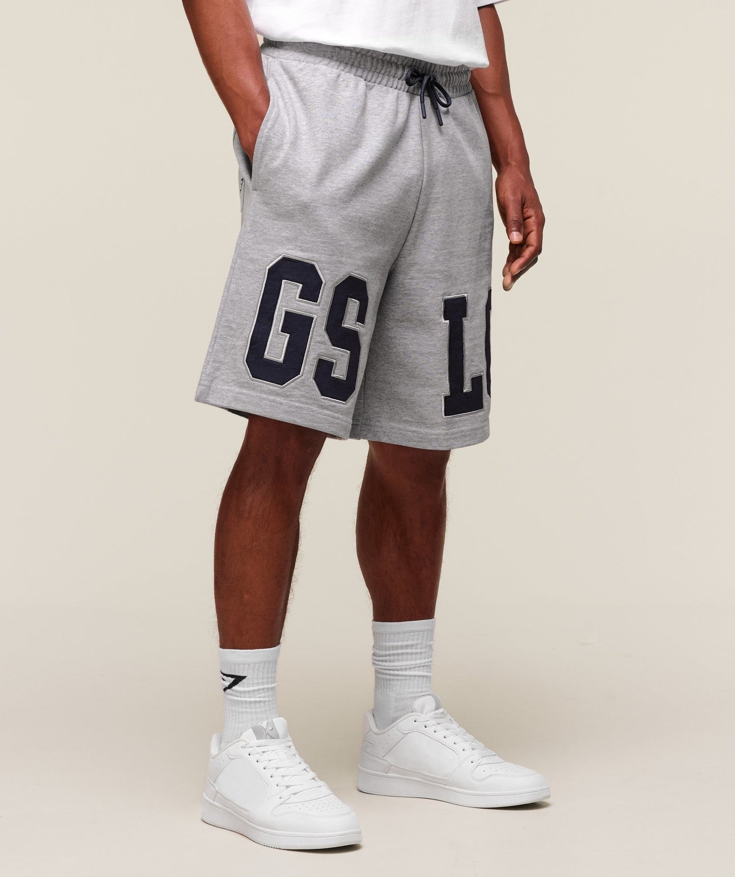 Gymshark GSLC 9" Short - Light Grey Core Marl
