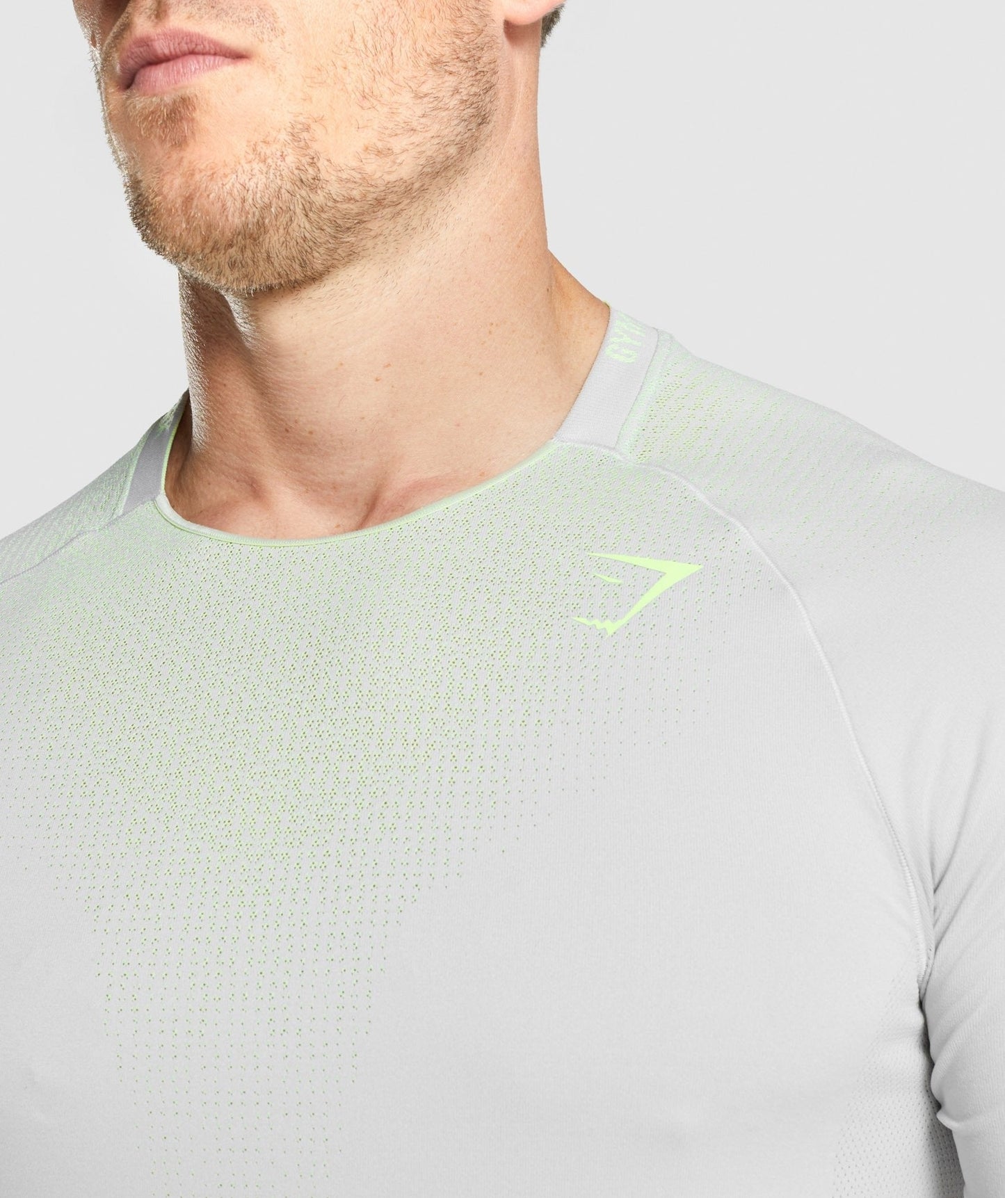 Gymshark Apex Contrast Seamless T-shirt - Light Grey