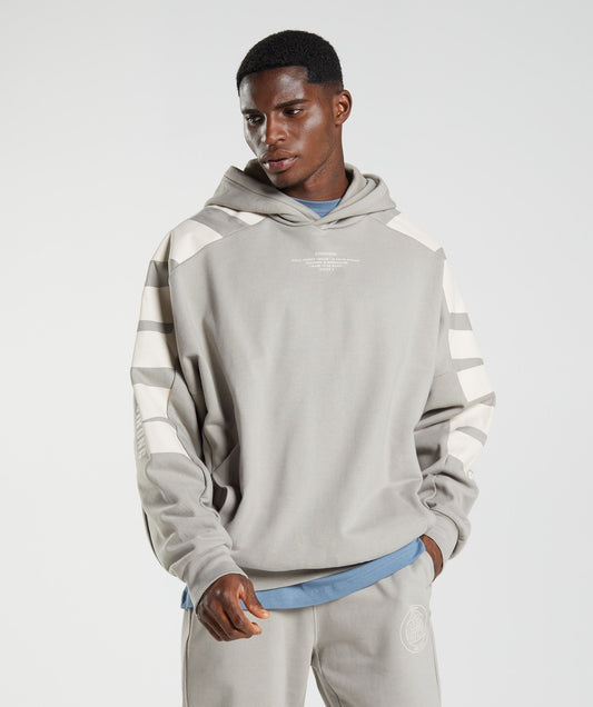 Gymshark GS10 Year Hoodie - Ecru Brown