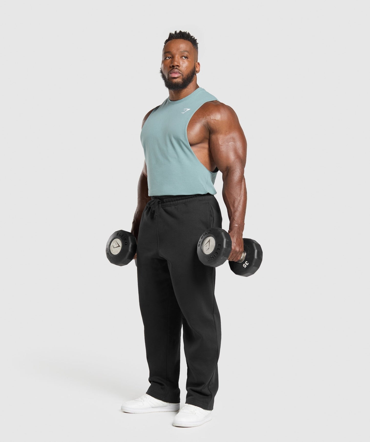 Gymshark Critical 2.0 Drop Arm Tank - Celeste Blue