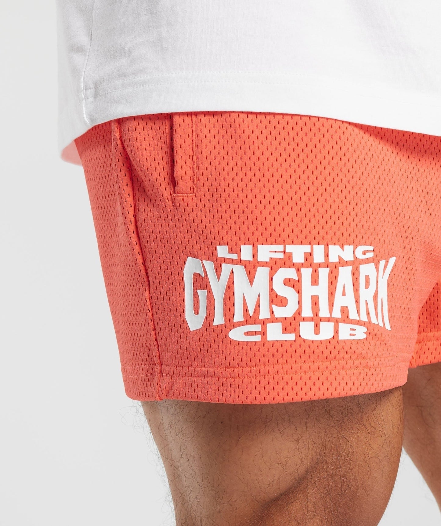 Gymshark Mesh 5" Shorts - Solstice Orange