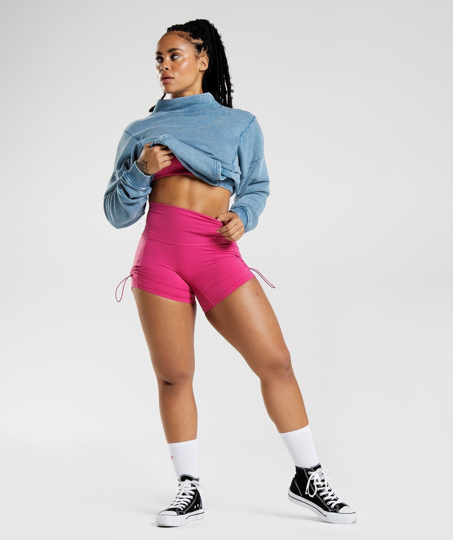 Gymshark Legacy Washed Sweatshirt - Lakeside Blue