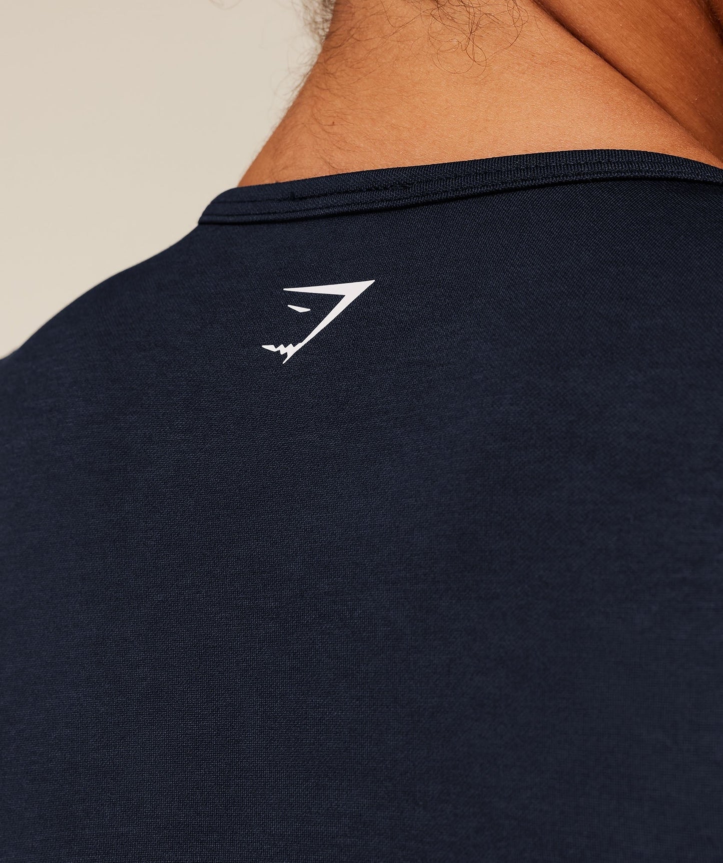 Gymshark Lift Seamless Zip Up Jacket - Midnight Blue/Black Marl
