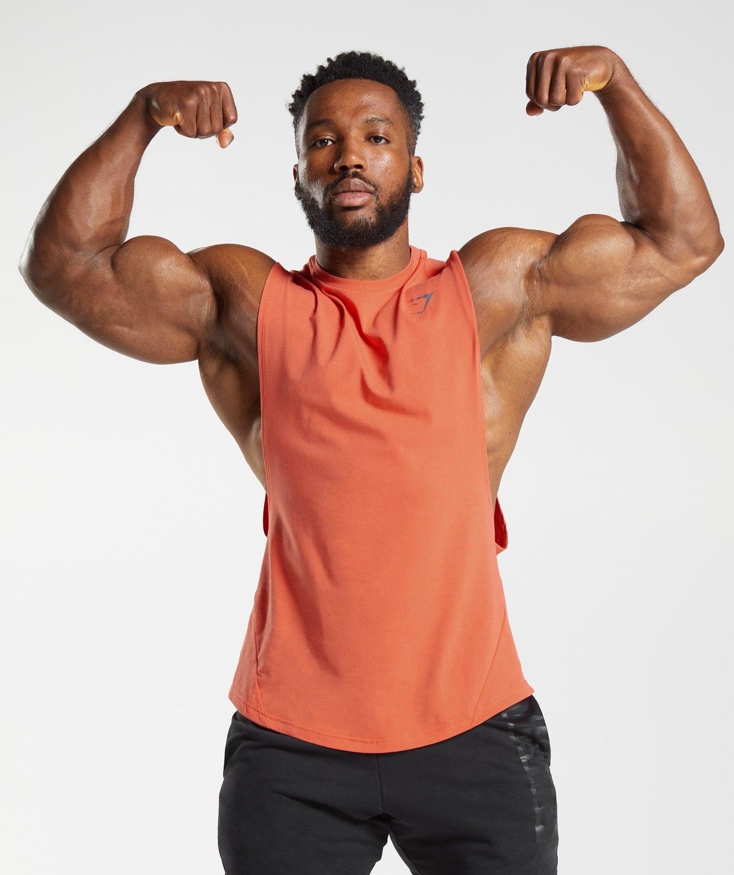 Gymshark Bold Drop Arm Tank - Aerospace Orange