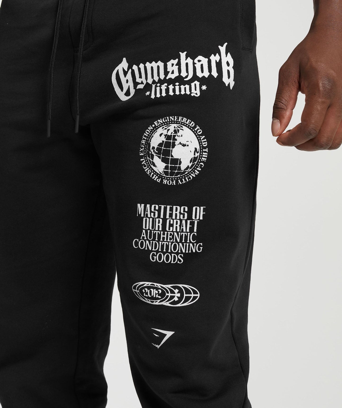 Gymshark Global Lifting Oversized Essential Joggers - Black