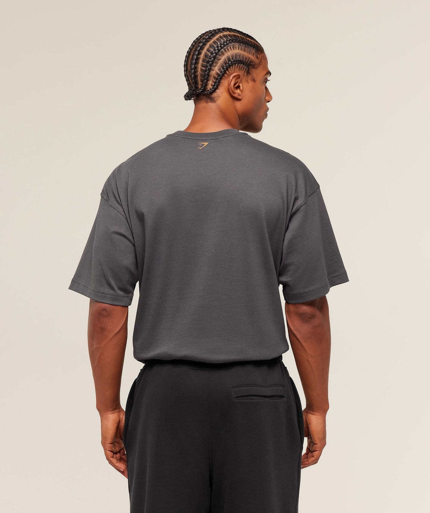 Gymshark Lifting Barbell T-Shirt - Onyx Grey