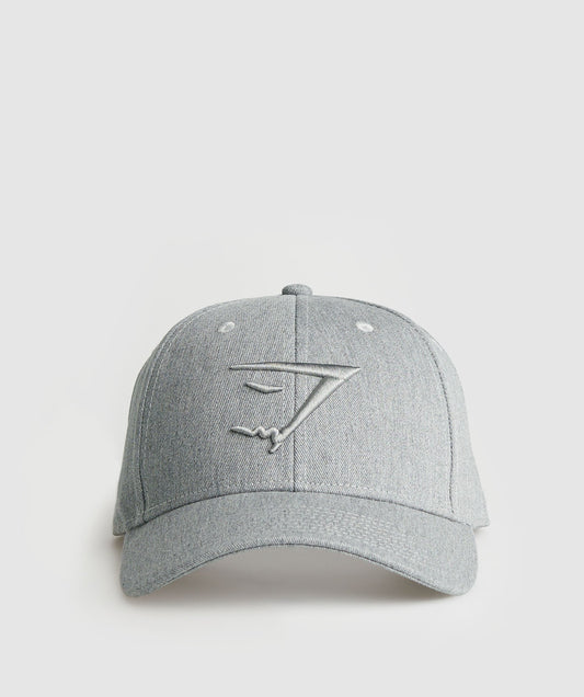 Gymshark Sharkhead Cap - Light Grey Core Marl