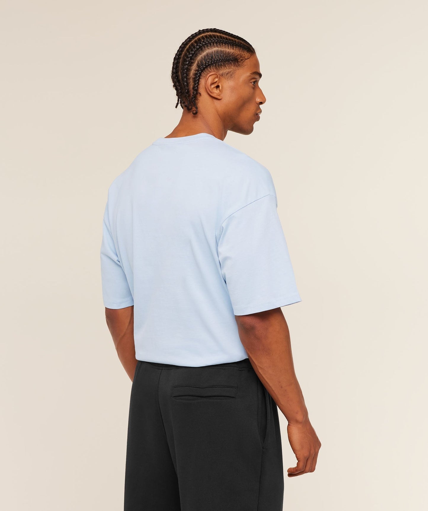 Gymshark Crest Oversized T-Shirt - Chilled Blue