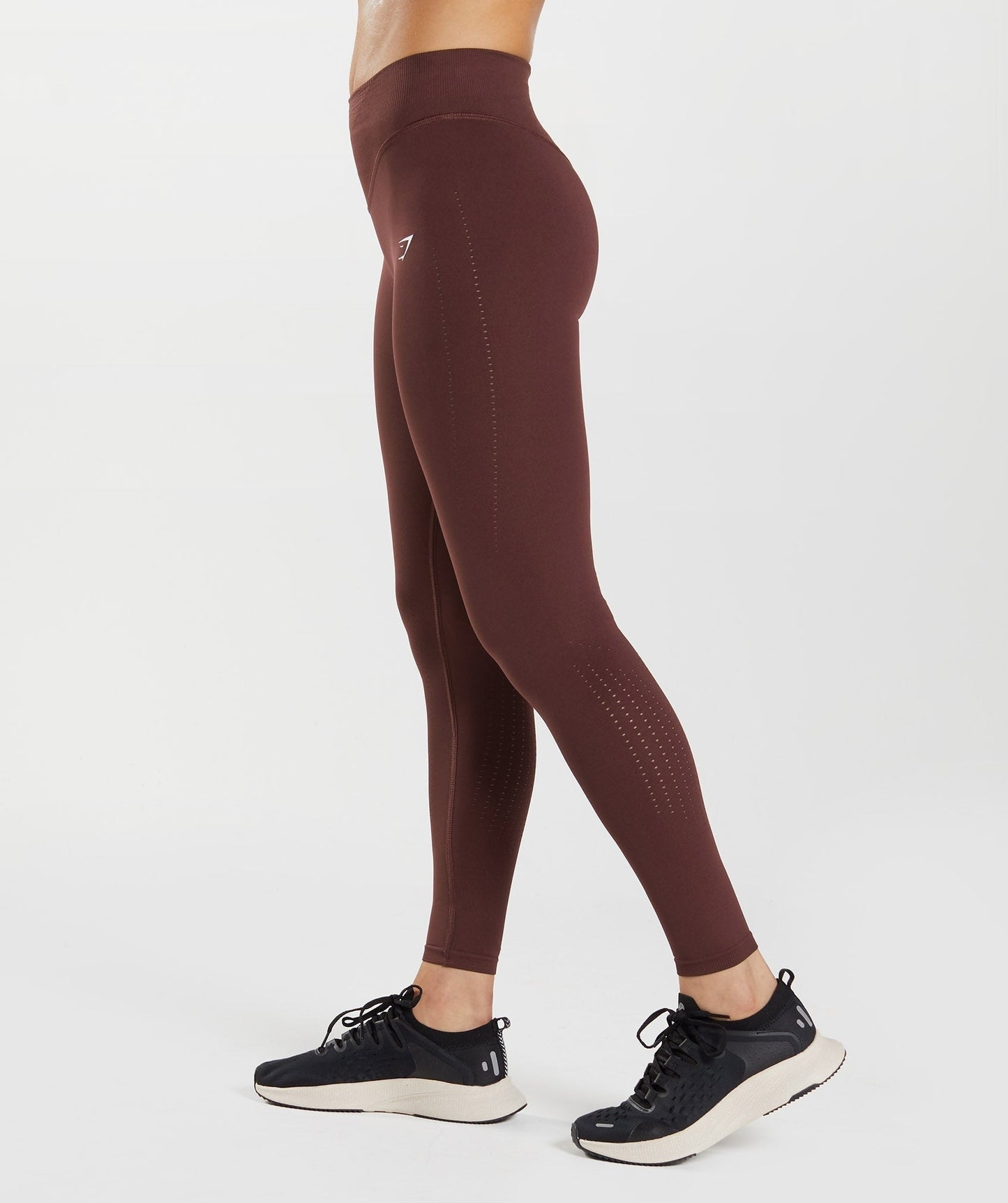 Gymshark Sweat Seamless Sculpt Leggings - Baked Maroon